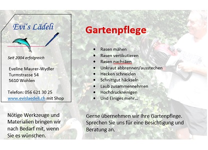 Gartenunterhaltsarbeiten