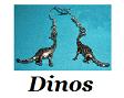 handgemachte Ohrringe Dinosaurier