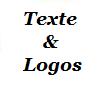 Texte und Logos