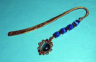 blauer Cateye Cabochon