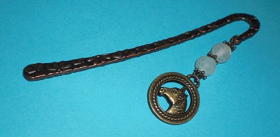 Kupfer Lesezeichen Pferd