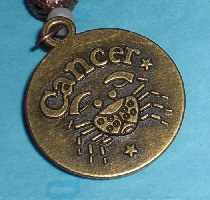 Kupfer Lesezeichen Krebs