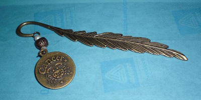 Kupfer Lesezeichen Krebs