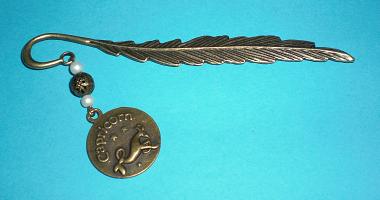 Kupfer Lesezeichen Steinbock