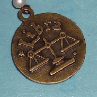 Kupfer Lesezeichen Waage