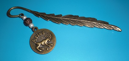 Kupfer Lesezeichen Widder