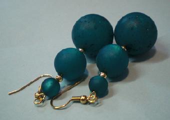 3 grne Polarisglaskugeln